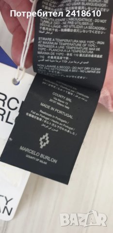 Marcelo Burlon Oversize  Womens Size S НОВО! ОРИГИНАЛ! Дамска Тениска!, снимка 12 - Тениски - 51404526
