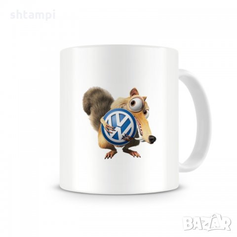 Чаша "VW Volkswagen Scrat, снимка 1 - Чаши - 33092698