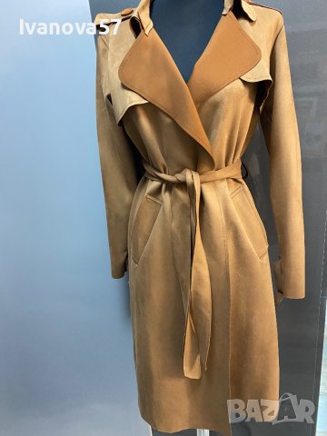 Палто велур , снимка 2 - Палта, манта - 38651874