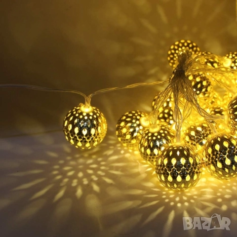 Коледни лампички – метални фигурки SD32, снимка 7 - Други стоки за дома - 52087359