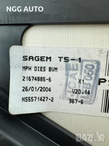 Табло Километраж за Пежо 307, Peugeot 307, SAGEM T5-1, 216518625, P9651300080, снимка 7 - Части - 50421639