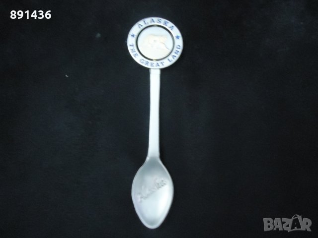Колекционерска сувенир лъжичка Аляска оригинал