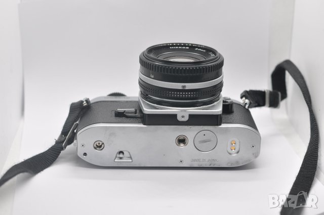 Фотоапарат Nikon FG-20 с обектив Nikkor 50mm f/1.8, снимка 10 - Фотоапарати - 43104294