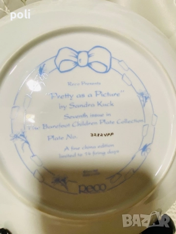 порцеланова чиния за стена , снимка 4 - Декорация за дома - 52565468