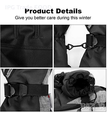 Унисекс зимни термо ръкавици - Размер L, снимка 4 - Ръкавици - 34881963