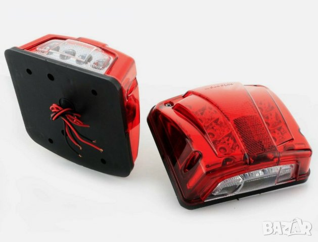 1 бр. Лед LED габарити за осветление за номер с 12 SMD, ЧЕРВЕНО , 24V, снимка 3 - Аксесоари и консумативи - 35528383