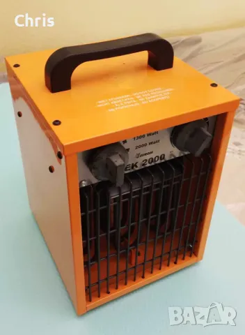 Електрическа печка с вентилатор Eurom EK2000  , снимка 2 - Отоплителни печки - 48397137