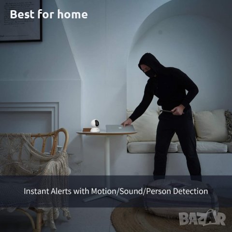 Камера/ бебефон- въртяща се Blurams Dome lite 2, снимка 5 - Бебефони - 39634116