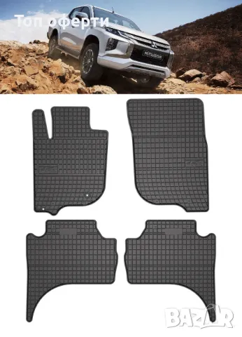 Гумени стелки Frogum съвместими с Mitsubishi L200 VI 2019+, снимка 5 - Аксесоари и консумативи - 48510761