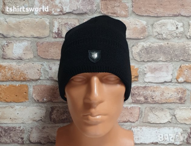 Нова зимна шапка SilverStar с подгъв в черен цвят, снимка 5 - Шапки - 43375871