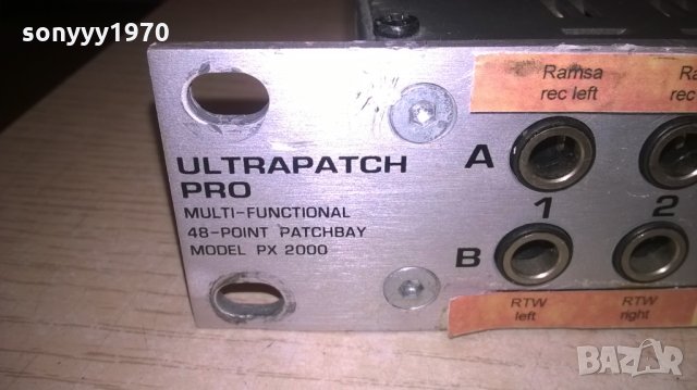 behringer ultrapatch pro model px2000-внос франция, снимка 4 - Ресийвъри, усилватели, смесителни пултове - 26951759