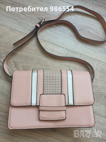 Розова нова дамска чанта , снимка 2 - Чанти - 51148574