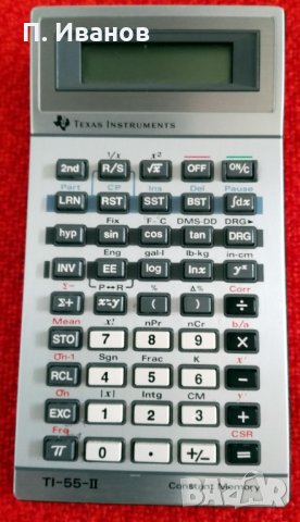 Продавам калкулатор Texas Instruments TI-55-II, снимка 2 - Друга електроника - 27385400