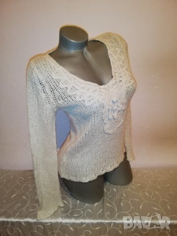 Плетен пуловер Promod р-р S , снимка 8 - Блузи с дълъг ръкав и пуловери - 38799331