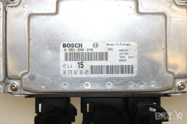 Моторен компютър ECU Citroen Saxo (1996-2004г.) 0 261 206 246 / 0261206246 / 9637838780, снимка 2 - Части - 44096642