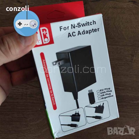 AC Adapter Nintendo Switch мрежово зарядно, снимка 8 - Nintendo конзоли - 37199016