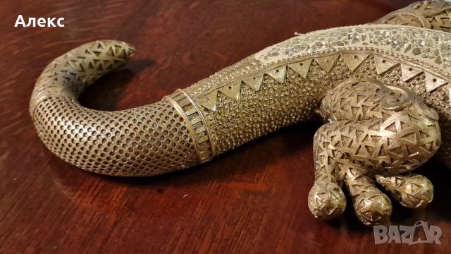 Голям гущер, 40см Нов!, снимка 6 - Антикварни и старинни предмети - 42964908