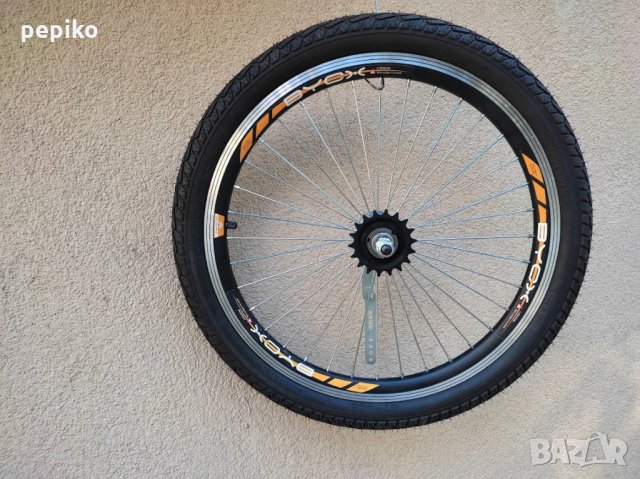 Продавам колела внос от Германия  капла с контра MITAS 20 цола, снимка 2 - Части за велосипеди - 34659117