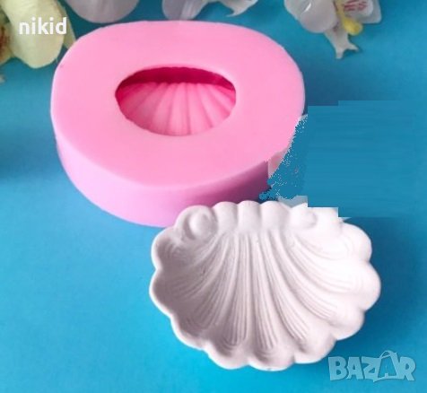 3d мида купичка силиконов молд форма калъп гипс декор