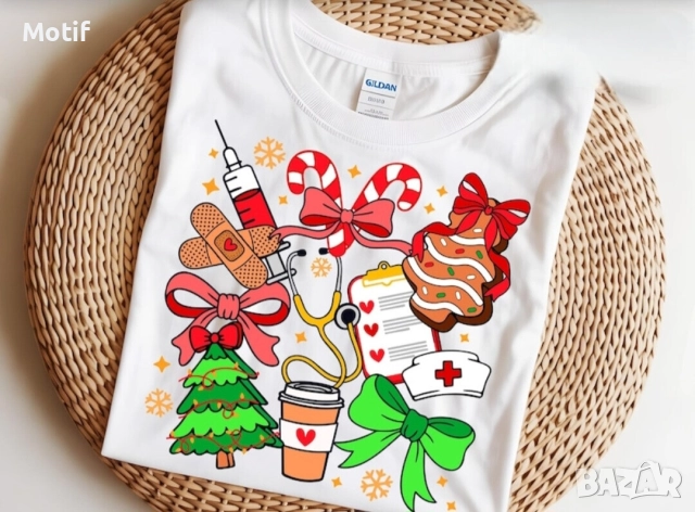 Коледни щампи за медицински сестри, снимка 3 - Коледни подаръци - 52688264