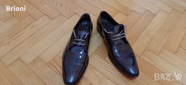 Floris Van Bommel мъжки обувки естествена кожа тъмно сини номер 44, снимка 7 - Официални обувки - 32904657