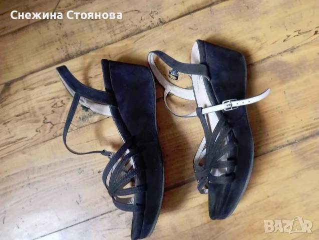 Черни сандали 38 номер