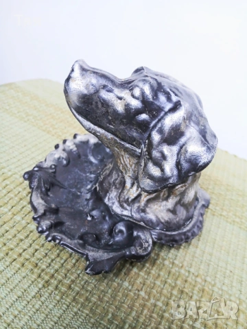 Винтидж метален пeпeлник Куче , снимка 3 - Антикварни и старинни предмети - 53438044