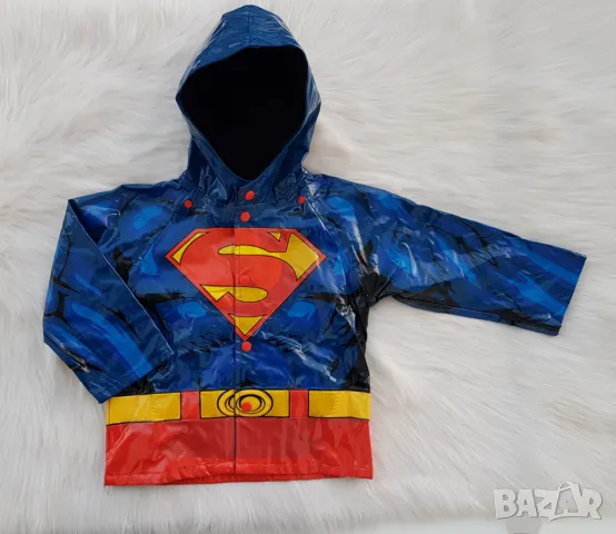 Детско яке за дъжд Супермен - 4 години, снимка 8 - Детски якета и елеци - 49573786