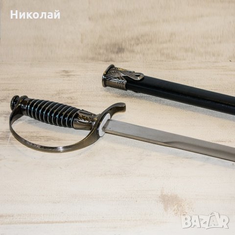  Ювелирна кавалерийска права сабя US Army SILVER с право острие , снимка 4 - Ножове - 28949710