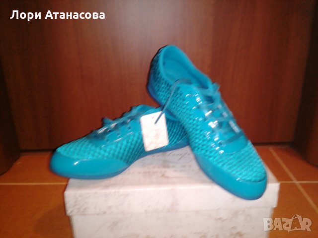 Лачени дамски   обувки в лилаво и синьо” Firetrap ”,внос от Англия, снимка 4 - Дамски ежедневни обувки - 28202873