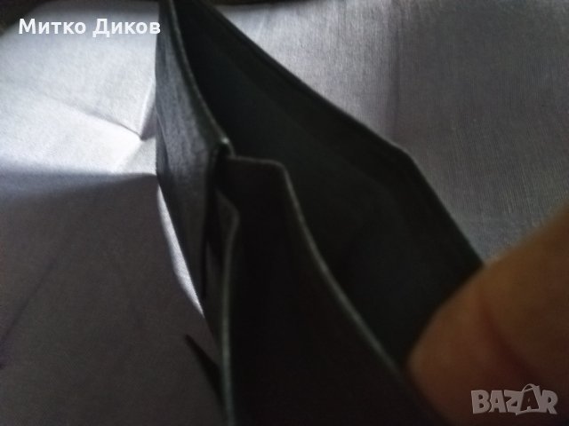 Портфейл тъмно кафяв от соца нов 130х100мм, снимка 10 - Портфейли, портмонета - 32981053