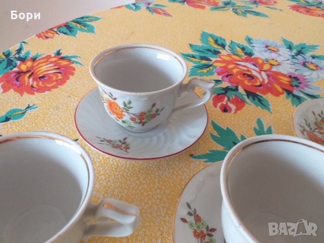 Български порцелан чаши за кафе, снимка 3 - Чаши - 32923622