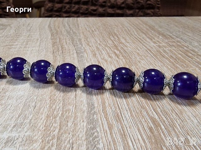 Уникална масивна огърлица и гривна от сребро и Пурпурен Аметист , снимка 6 - Други - 38775274