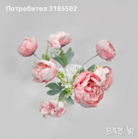 Изкуствени букети с божури – Елегантна и вечна красота за всяко пространство, снимка 6 - Изкуствени цветя - 51227825