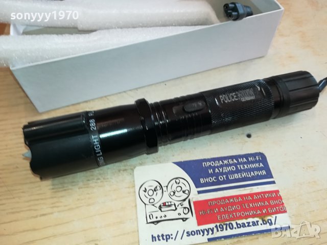 ЕЛЕКТРОШОК ПРОЖЕКТОР И ЛАЗЕР-НОВ 220В ЗАРЯД 1201241637, снимка 2 - Екипировка - 43777677