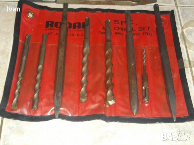 SDS Plus Пробой/Шило -За Къртач/Перфоратор-Комплект 9 броя САЩ-Шила-Пробои-Длета-Професионални, снимка 11 - Перфоратори - 33301165