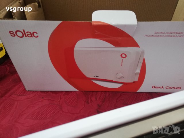 Тостер Solac Blank Canvas, като нов, снимка 2 - Тостери - 39882055