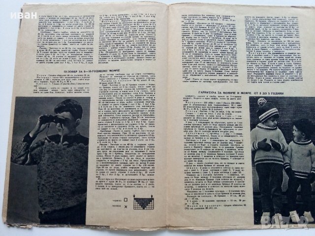 Модни плетива - приложение към списание "Жената днес" бр.10 1965г., снимка 2 - Антикварни и старинни предмети - 39559356