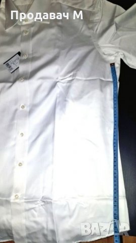 Мъжка бяла риза SAND COPENHAGEN, снимка 3 - Ризи - 35405141