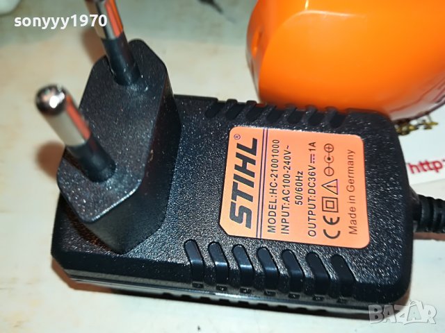 STIHL 36V LI-ION РЕЗАЧКА С БАТЕРИЯ И ЗАРЯДНО 1301231910, снимка 14 - Други инструменти - 39297316