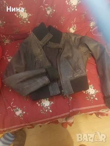 Кожено яке, снимка 3 - Детски якета и елеци - 40425586