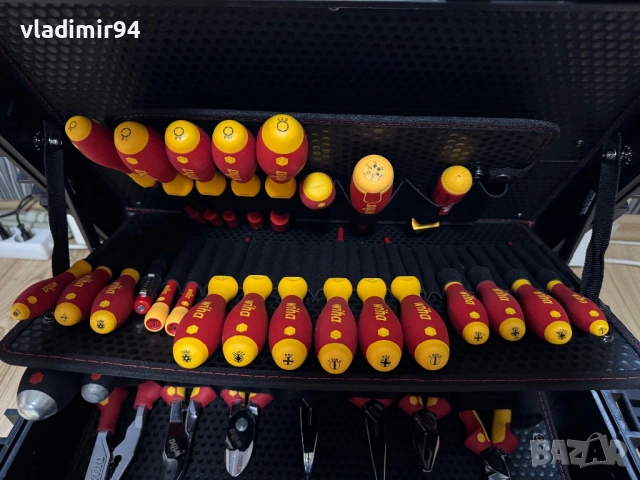 Wiha Competence XXL II (115 части) Като Нов, снимка 2 - Куфари с инструменти - 53561705