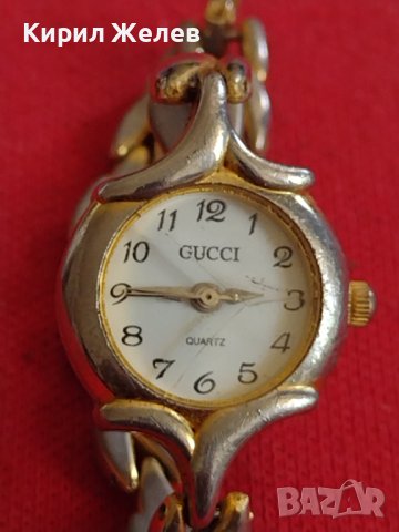 Модерен дамски часовник  GUCCI QUARTZ много красив стилен дизайн 24293, снимка 2 - Дамски - 37456979