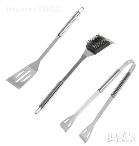 Комплект аксесоари за барбекю, 3 бр.