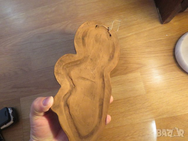   Старинно керамично пано на  Богородица, Дева Мария, Светата майка, майката на Исус - нека Светата , снимка 2 - Декорация за дома - 35483145