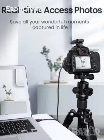 UGREEN USB 2.0 тип A до Mini B кабел за предаване на данни. Съвместим с GoPro Hero 3+, Hero HD, снимка 2 - Кабели и адаптери - 49328684