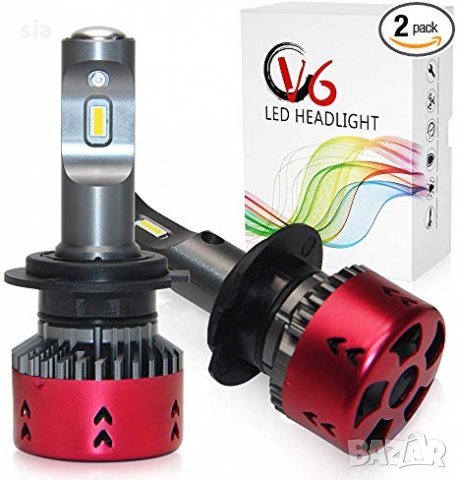 Комплект LED диодни крушки за фарове Automat, H7, 4800lm, 35W, снимка 6 - Аксесоари и консумативи - 27834756