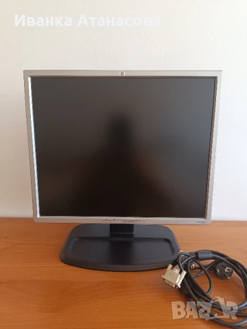 Монитор HP L1955 19 -инчов LCD с кабел, снимка 2 - Монитори - 50952651