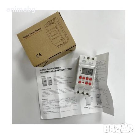 ANIMABG Програмируем цифров превключвател за време, Модел THC30S, AC 220V-250V, 30A, Кварцов мико-ко, снимка 3 - Друга електроника - 43840010