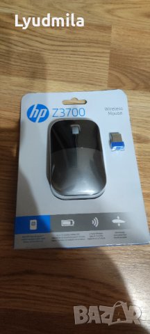 Безжична мишка HP Z3700 Dual Mode, Черен/Сив 